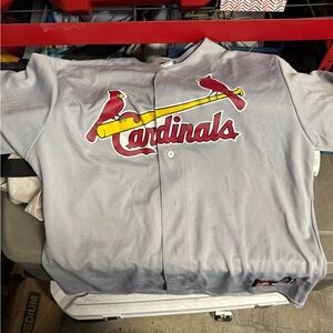 Gray St Louis Cardinals Baseball Jersey